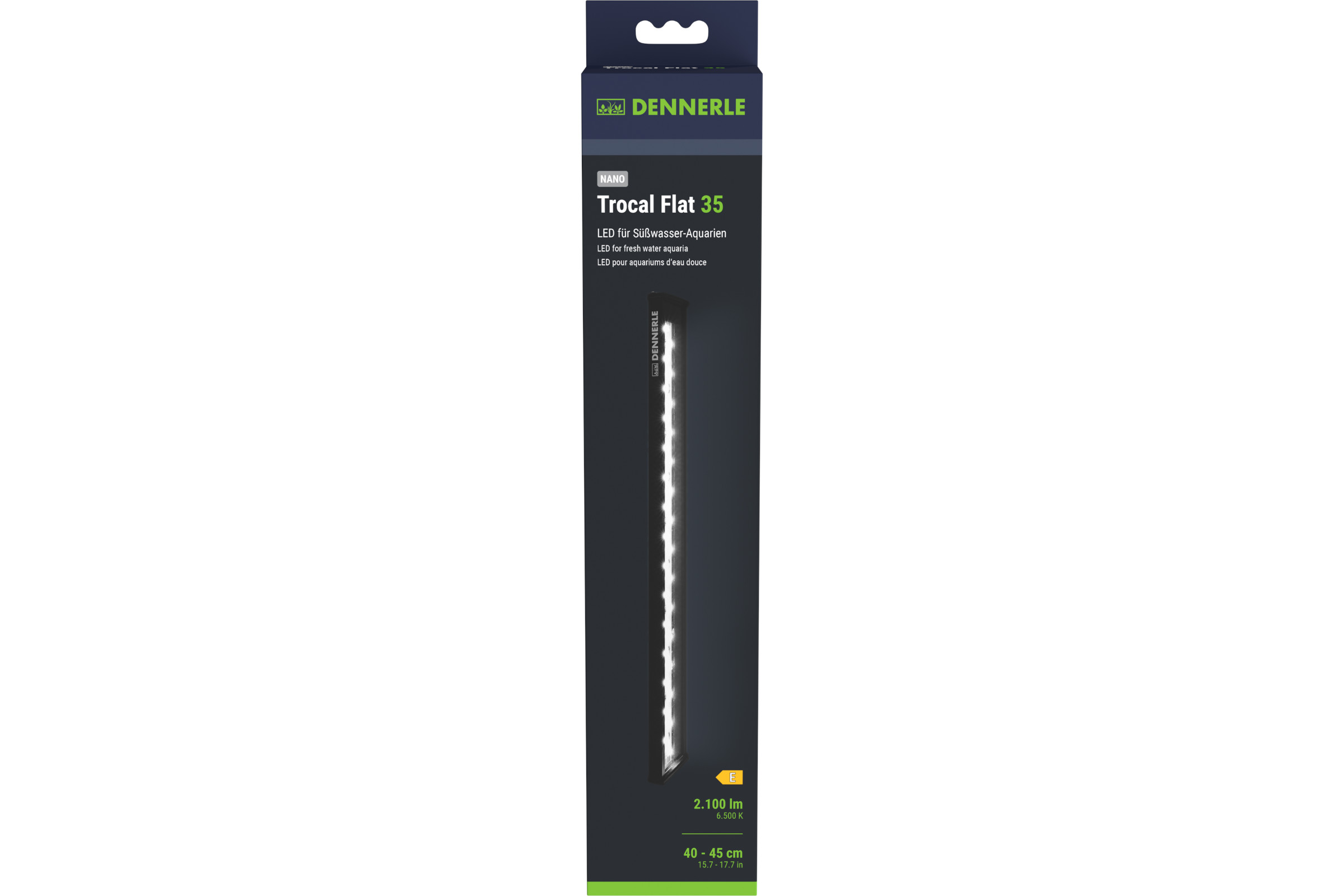 Dennerle Trocal Flat 35, LED-Aufsatzleuchte, 40-45 cm